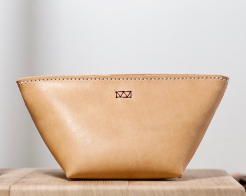 Leather Cosmetic Pouch