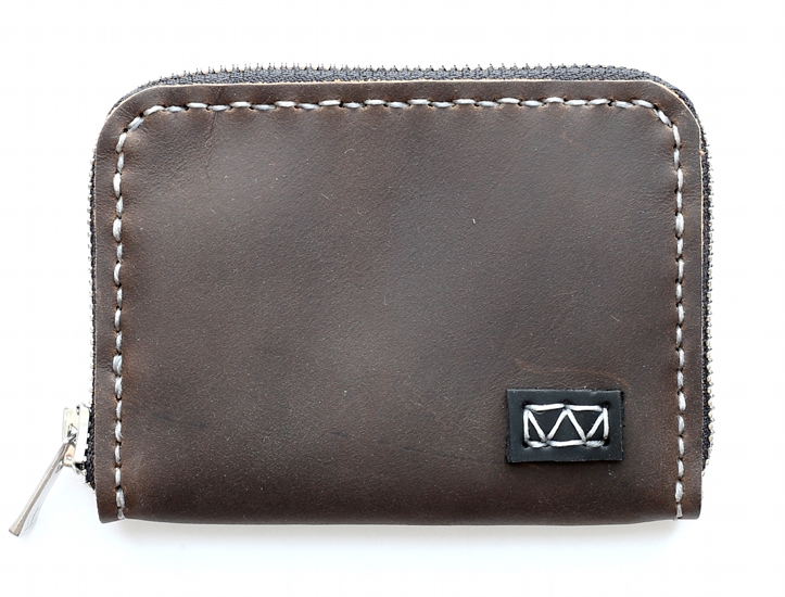 Knox 3-Sided Leather Zipper Wallet